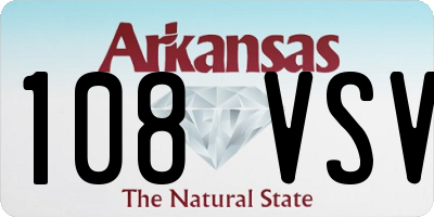 AR license plate 108VSV