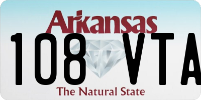 AR license plate 108VTA