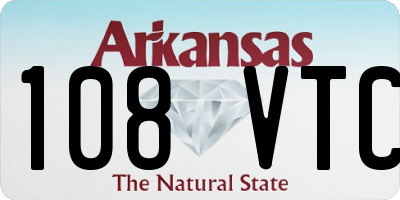 AR license plate 108VTC