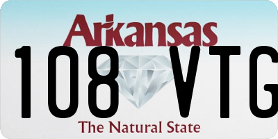 AR license plate 108VTG