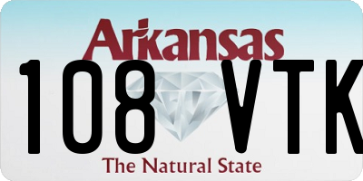 AR license plate 108VTK