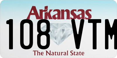 AR license plate 108VTM