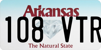 AR license plate 108VTR