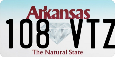 AR license plate 108VTZ