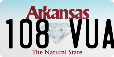 AR license plate 108VUA