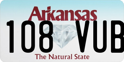 AR license plate 108VUB