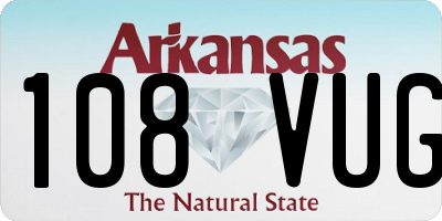 AR license plate 108VUG