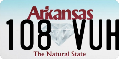 AR license plate 108VUH