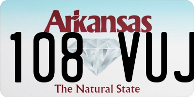 AR license plate 108VUJ