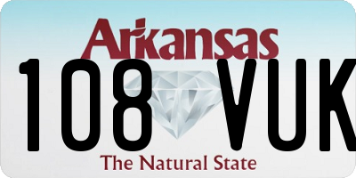 AR license plate 108VUK