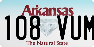 AR license plate 108VUM