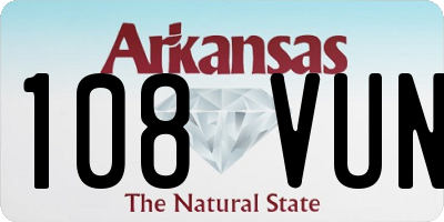 AR license plate 108VUN