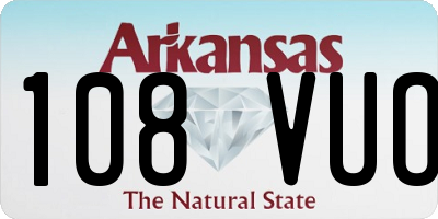 AR license plate 108VUO