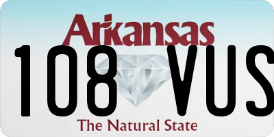 AR license plate 108VUS