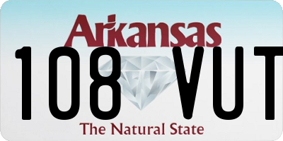 AR license plate 108VUT