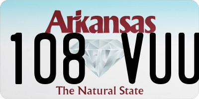 AR license plate 108VUU