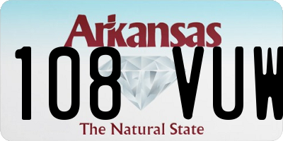 AR license plate 108VUW
