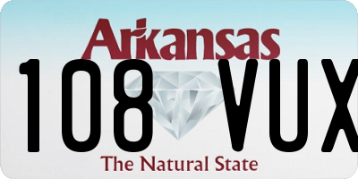 AR license plate 108VUX