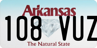 AR license plate 108VUZ