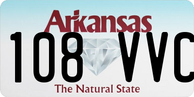 AR license plate 108VVC