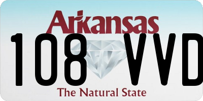AR license plate 108VVD