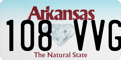 AR license plate 108VVG