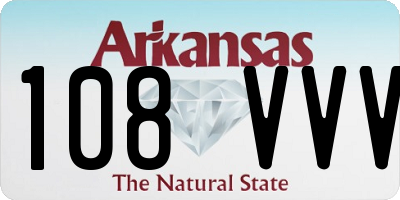 AR license plate 108VVV