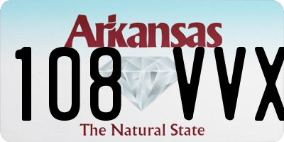 AR license plate 108VVX