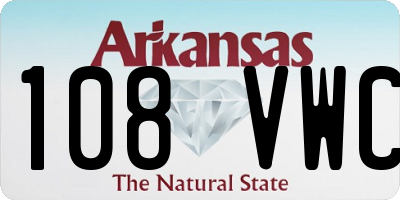 AR license plate 108VWC