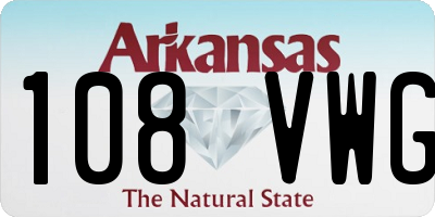 AR license plate 108VWG