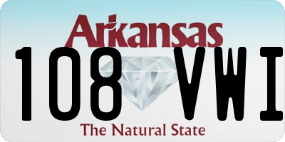 AR license plate 108VWI