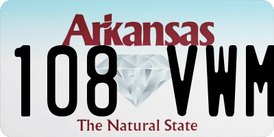AR license plate 108VWM