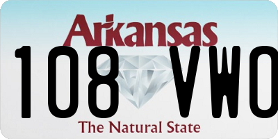AR license plate 108VWO