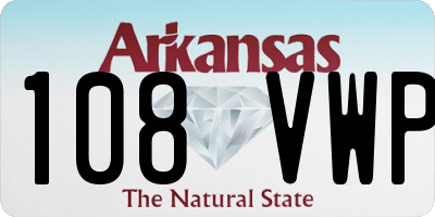 AR license plate 108VWP