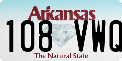 AR license plate 108VWQ