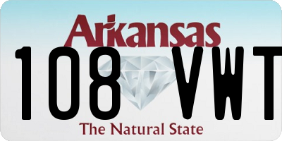 AR license plate 108VWT