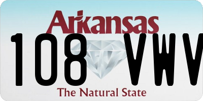 AR license plate 108VWV
