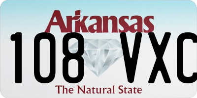 AR license plate 108VXC