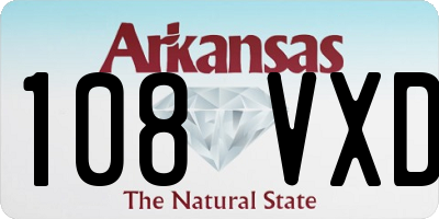 AR license plate 108VXD