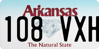 AR license plate 108VXH