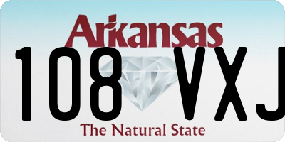 AR license plate 108VXJ