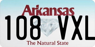 AR license plate 108VXL