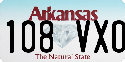 AR license plate 108VXO
