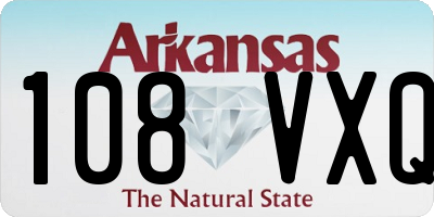 AR license plate 108VXQ