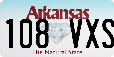 AR license plate 108VXS