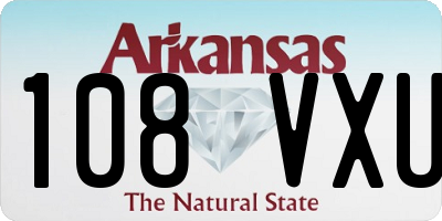 AR license plate 108VXU