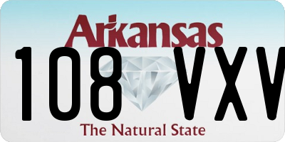 AR license plate 108VXV
