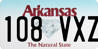 AR license plate 108VXZ