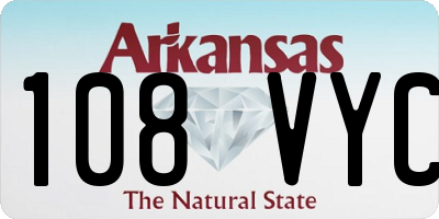 AR license plate 108VYC