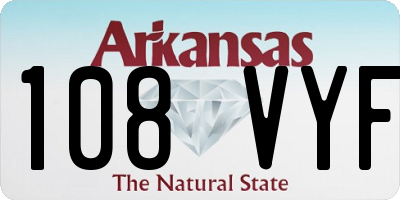 AR license plate 108VYF